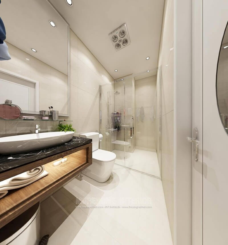 Thiết kế nội thất phòng tắm nhà chung cư tiện nghi Trang trí nội thất chung cư
